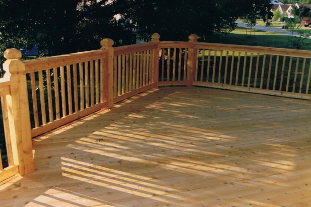 Angled Decking, St. Peters, MO