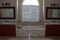 Travertine Bathroom, Lake St. Louis, MO