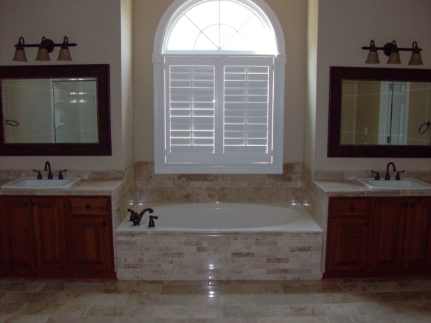 Travertine Bathroom, Lake St. Louis, MO