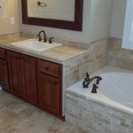 Tile in Bath, floor, bathtub, Sinks, Bathroom Remodel, Lake St. Louis, MO